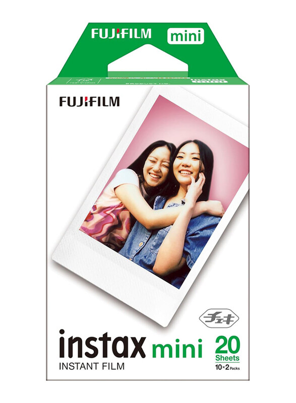 

Fujifilm Instax Film for Fujifilm Cameras, 2 x 10 Pieces, White