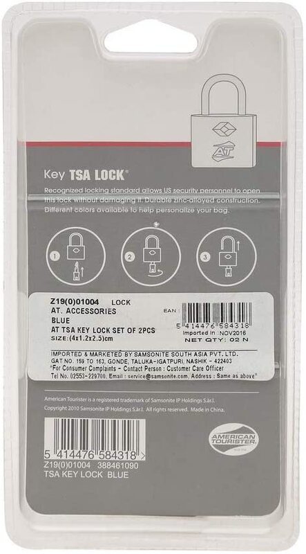 American Tourister Luggage Lock, Blue