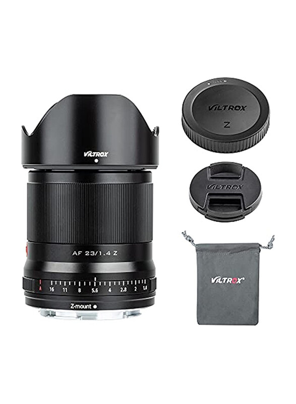 

Viltrox 23mm F1.4 APS-C Auto Focus Large Aperture Portrait Wide Angle Lens for Nikon Cameras, Black