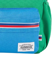 American Tourister Little Carter Small Laptop Backpack, Green/Blue