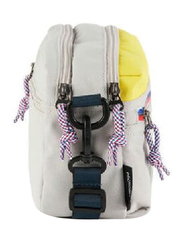American Tourister Blake Utility Crossbody Bag for Unisex, Yellow/Beige