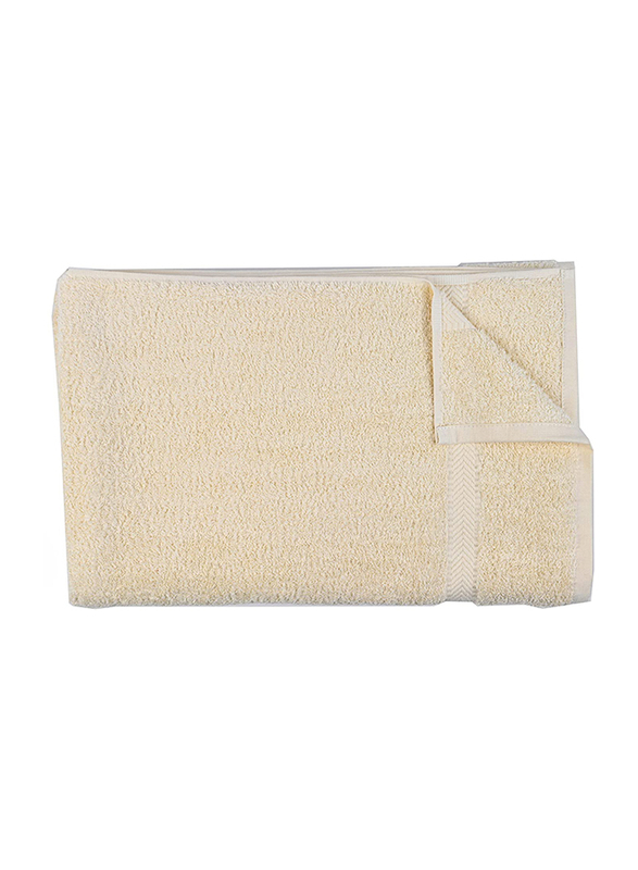 Thomaston Mills Cotton Bath Towel, 500 GSM, 89 x 183cm, Ivory Beige