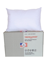 Thomaston Premium Polyester Bed Pillow, 600 GSM, 48 x 65cm, White