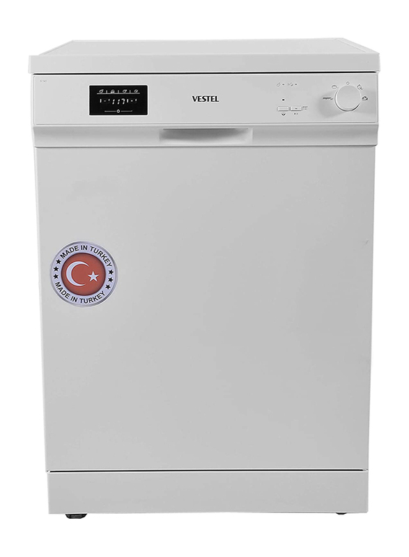 White 2024 freestanding dishwasher