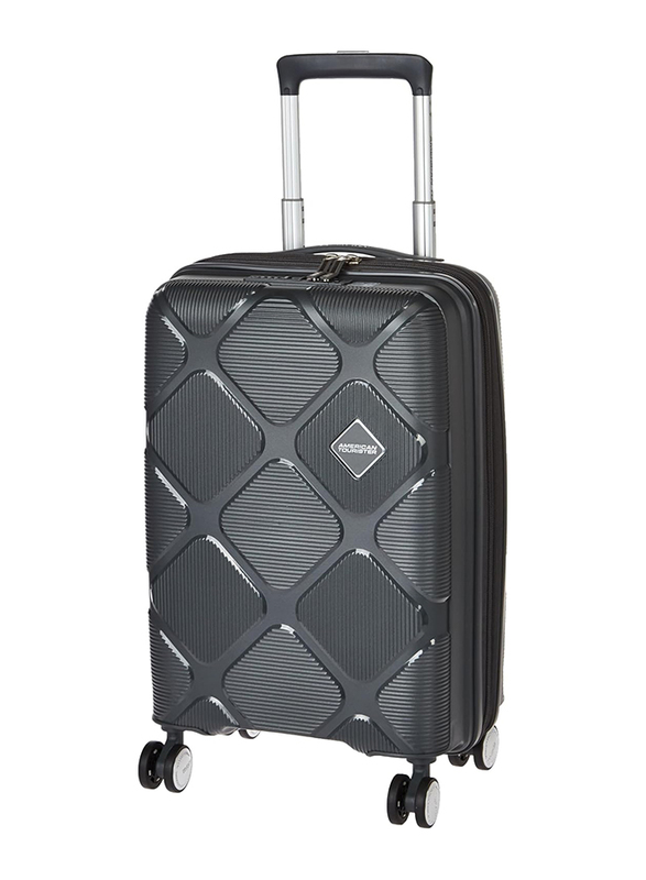 American Tourister Check in Instagon Luggage Trolly Suitcase, 55cm, Dark Grey