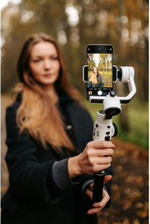 Zhiyun Smooth 5S Combo 3-Axis Handheld Gimbal Stabilizer for Smartphone, 1017687221, White/Black