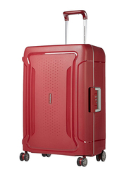 American Tourister Tribus Hardside Large Check-in Luggage Trolley Bag with 3 Digit Number Lock, 55cm, Red