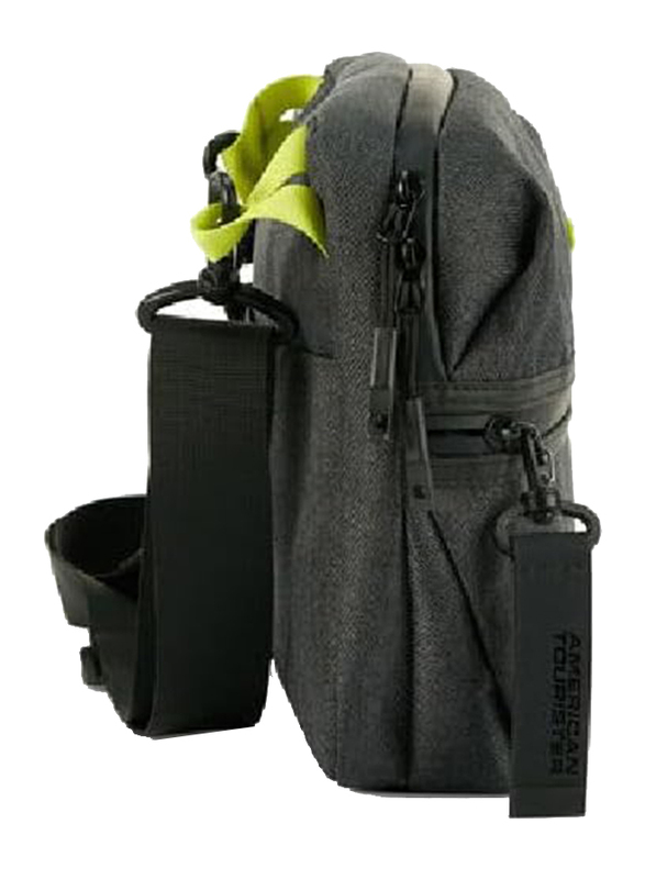 American Tourister Orbit Vega Crossbody Bag for Unisex, Black