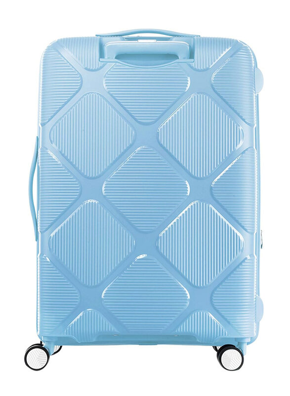 American Tourister Check in Medium Instagon Luggage Trolly Suitcase, 69cm, Pastel Blue