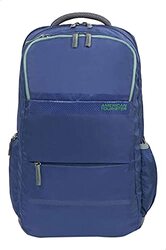 American Tourister Akron Top Handle Zip-Up Closure Laptop Backpack, Dark Blue