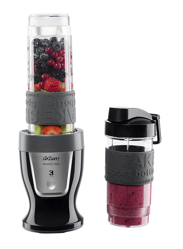 Arzum 2L Shaken Take Blender, 300W, AR1032, Black