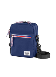 American Tourister Kris Vertical Crossbody Bag for Unisex, Navy Blue