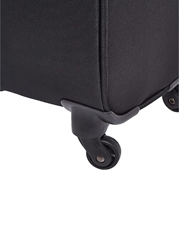 American Tourister Oakland Soft Luggage Trolley Bag, 55cm, Black