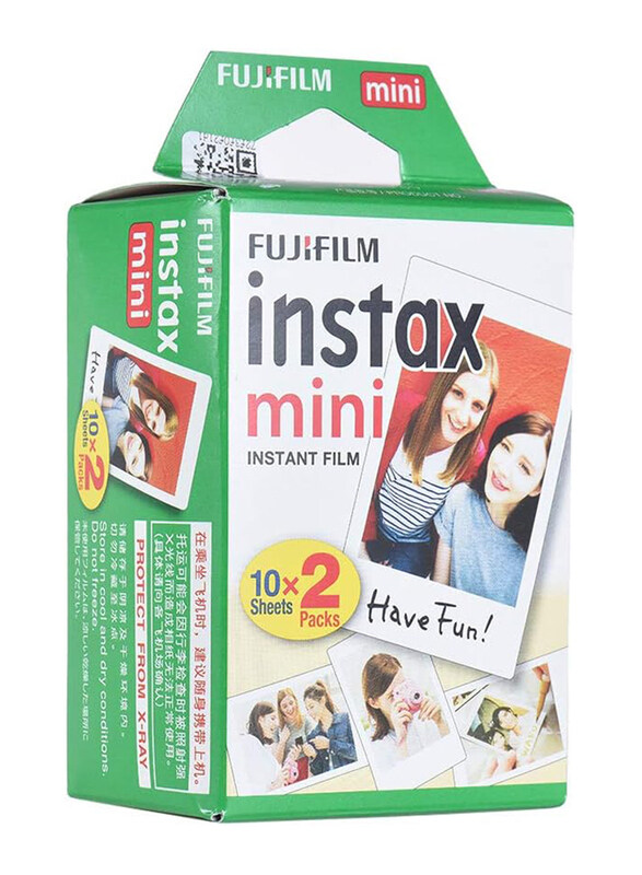 

Fujifilm Instax Film for Instax Mini 8, 7S, 2 x 10 Sheets, White