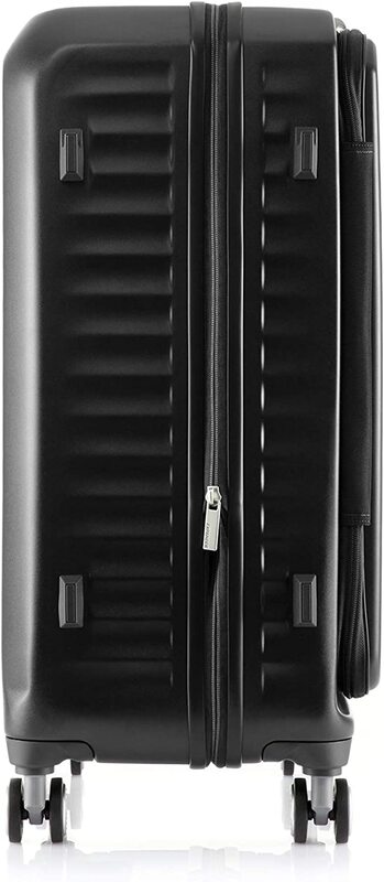 American Tourister Frontec Spinner Luggage Bag with TSA Lock, 79cm, Jet Black