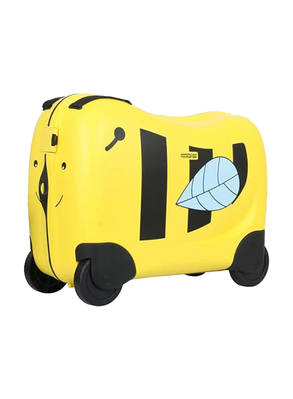 American Tourister Skittle Nxt Yellow Bee Carry-On Kids Luggage with Wheels, Yellow