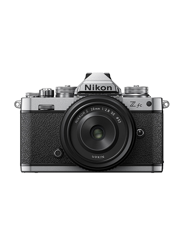 Nikon ZFC Mirrorless Digital Camera with 28mm Lens, 20.9 MP, VOK090WM, Silver