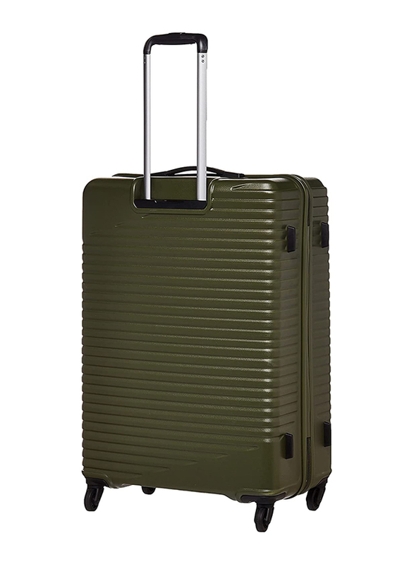 American Tourister Sky Park Hard Cabin Luggage Trolley Bag, 78cm, Olive Green