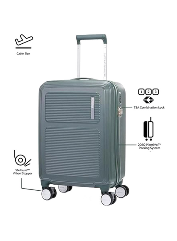 American Tourister Hardside Luggage Maxivo Spinner Wheels Suitcase, 68cm, Blue