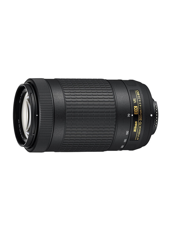 

Nikon AF P DX Nikkor 70 300mm f/4.5 6.3G ED VR Lens for Nikon DSLR Cameras, Black