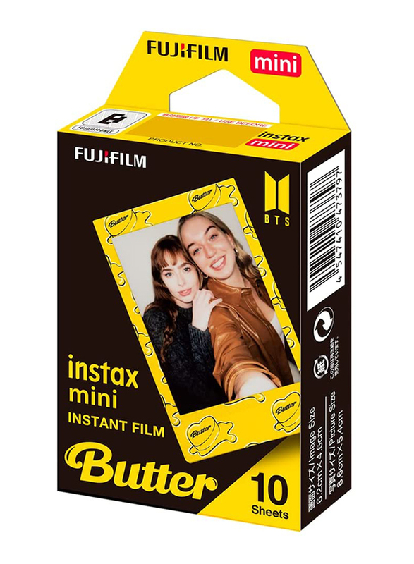 Fujifilm Instax Mini BTS Butter Version Film, Yellow