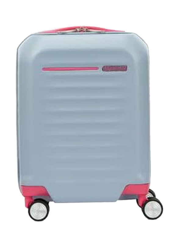 American Tourister Suitcase Frontec Spinner Expandable Carry-On Trolley Suitcase, 45cm, Purple