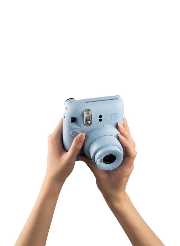 Fujifilm Instax Mini 12 Instant Camera with 10 Sheets Film, Pastel Blue