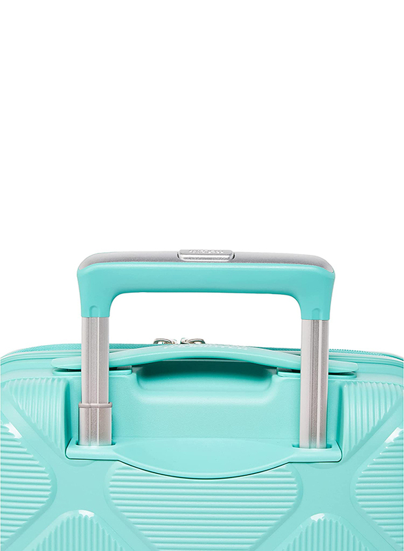 American Tourister Instagon Hard Cabin Luggage Trolley Bag, 55cm, Mint Green