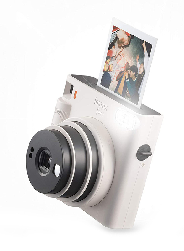 Fujifilm Instax Square SQ1 Instant Camera, Chalk White