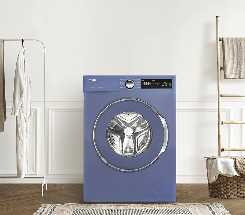 Vestel 8 Kg 1200 RPM Steam Function Front Load Washing Machine, Blue