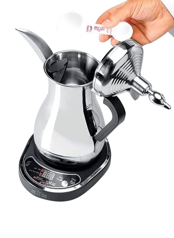 Arabic 0.8L Electric Coffee Maker, JLS-170E, Silver