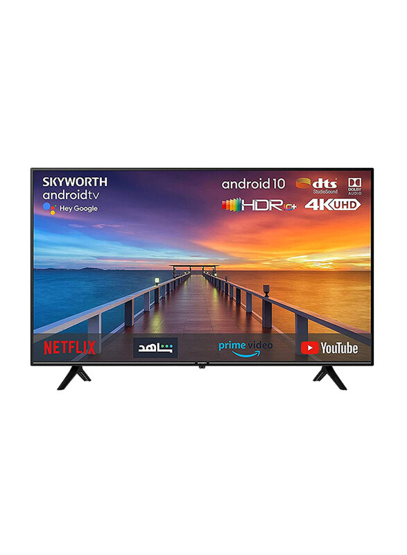 

Skyworth 65-Inch 4K UHD LED Smart Android 10.0 TV, 65SUC8300, Black