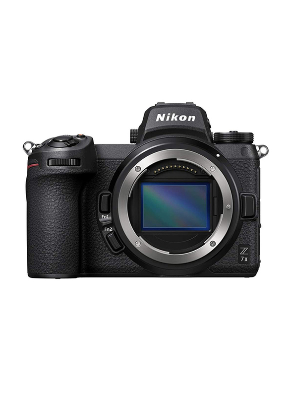 Nikon Full Frame Mirrorless Digital Camera Body, 45.7 MP, Z 7II, Black