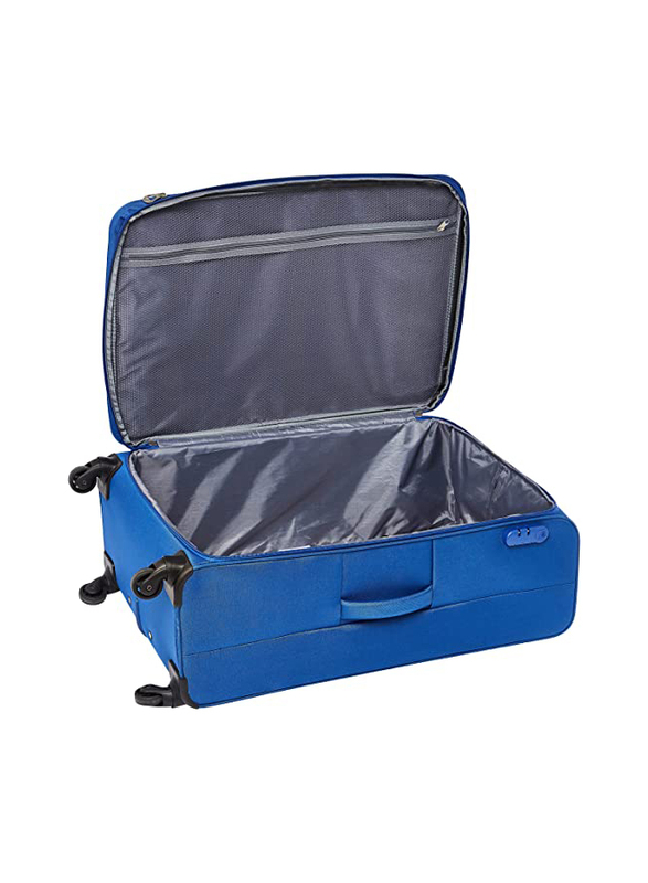 American Tourister Oakland Soft Luggage Trolley Bag, 55cm, Blue