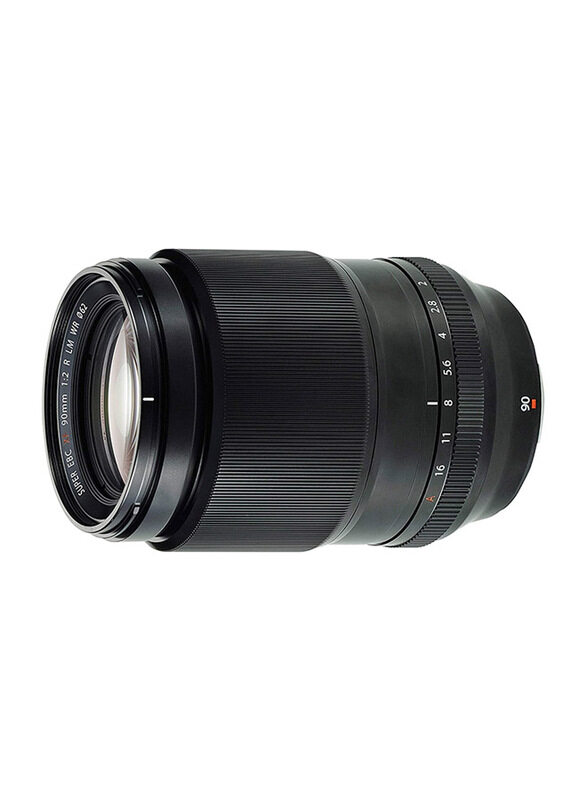 

Fujifilm Fujinon XF90mm F2 R LM WR Lens, Black