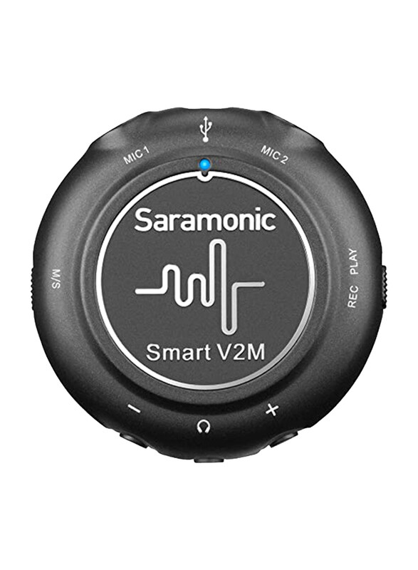 

Saramonic 2 Lavalier Microphones & Portable Interface for IPhone, IPad, Android & PC/Mac, Black