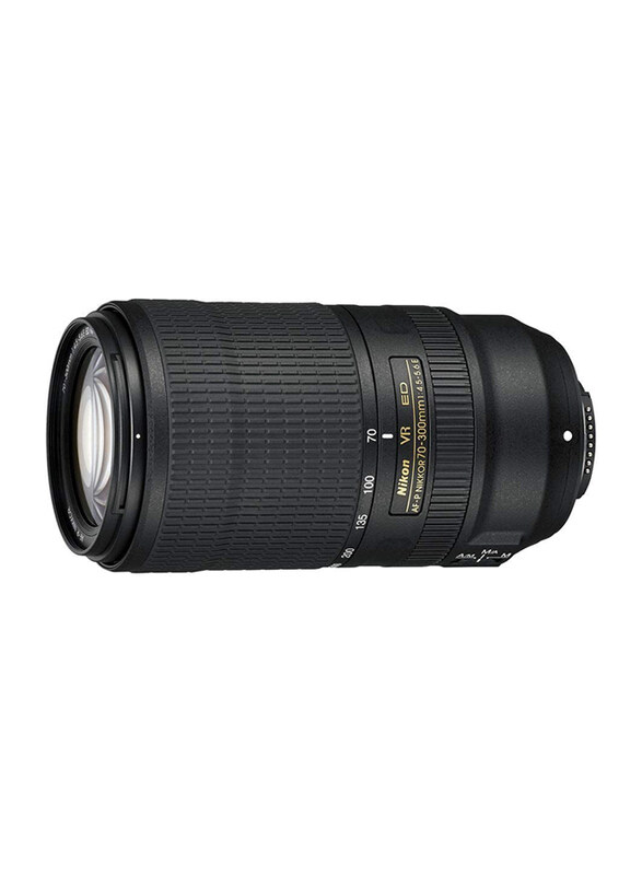 

Nikon AF-P Nikkor 70-300 mm f/4.5-5.6E ED VR Lens, Black