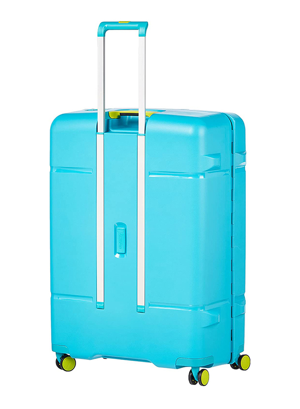 American Tourister Trigard Hard Cabin Luggage Trolley Bag, 55cm, Scuba Blue