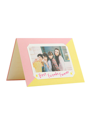 Fujifilm Msg Photo Message Card for Fuji Instax Wide, Pink/Yellow