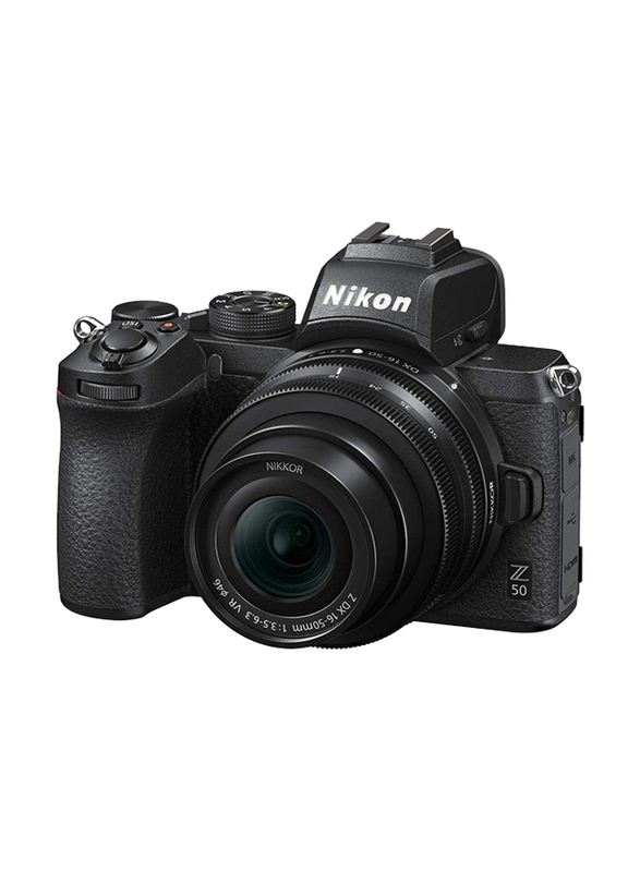 Nikon Mirrorless Digital Camera with 16-50mm Lens, 20.9 MP, Z50, Black