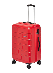 American Tourister Bricklane Hard Cabin Luggage Trolley Bag, 79cm, Red