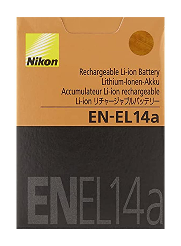 Nikon Rechargeble Battery for Nikon Camera, EN-EL14a, White