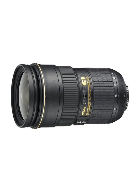 

Nikon 24-70mm f/2.8G ED AF-S Nikkor for Nikon DLSR Cameras, Black