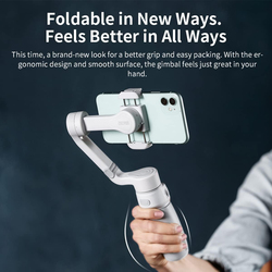 Zhiyun Smooth Q4 Combo Built-in Extension Rod Gimbal Stabilizer for Smartphones, White