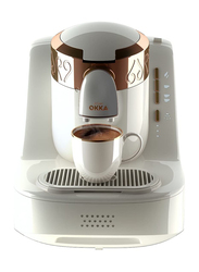 Arzum 0.8L Okka Electric Turkish Coffee Maker, 710W, OK001W, White/Copper