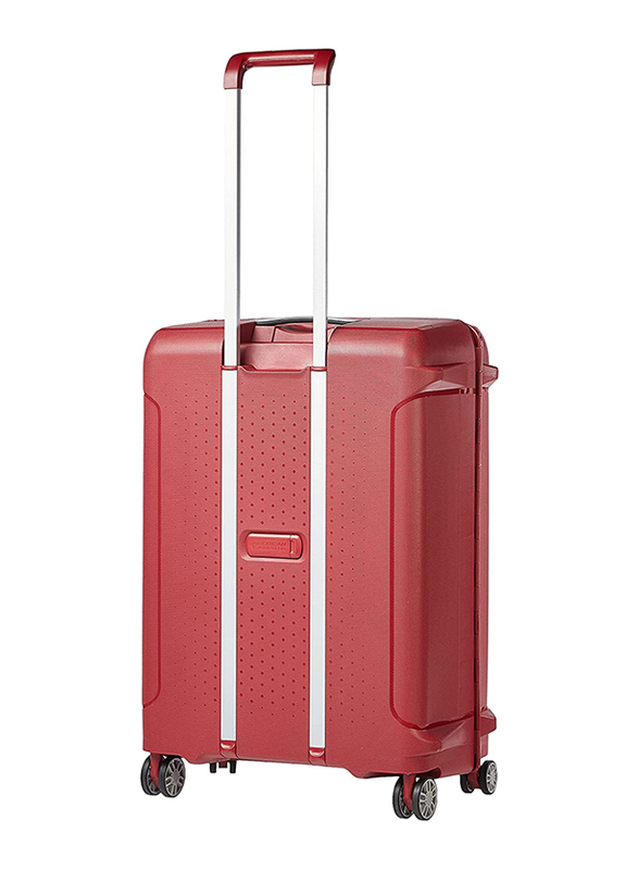 American Tourister Tribus Hardside Large Check-in Luggage Trolley Bag with 3 Digit Number Lock, 55cm, Red