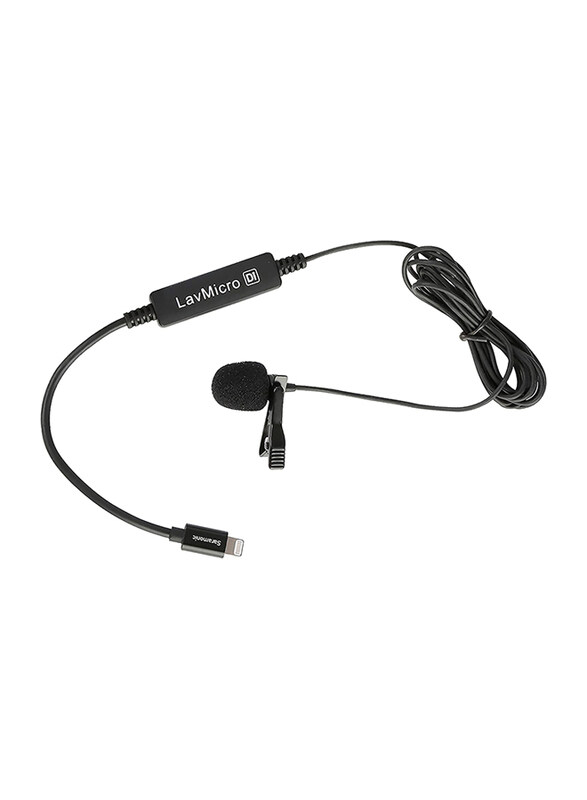 

Generic Saramonic Lav Micro Di Lavalier Lightning Microphone, Black