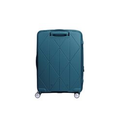 American Tourister Argyle 4-Wheel Hard Case Spinner Trolley Luggage Bag with TSA Lock, 68cm, Deep Teal