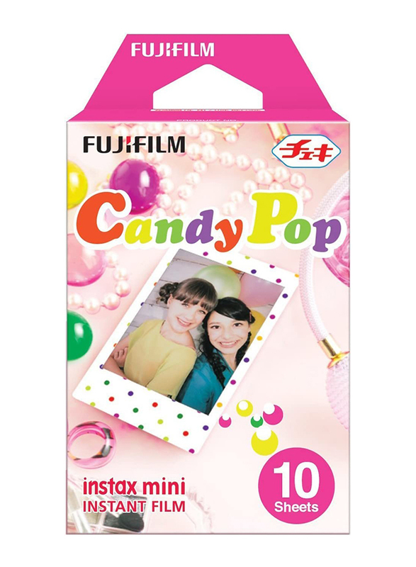 Fujifilm Instax Mini Candy Pop Film with 10 Exposures, White