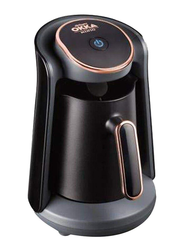 

Arzum Okka Minio Semi Automatic Electric Turkish Coffee Machine, Black/Gold
